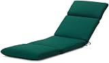 Strathwood Basics Hardwood Chaise Lounge Sunbrella Cushion, Forest Green