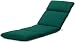 Strathwood Basics Hardwood Chaise Lounge Sunbrella Cushion, Forest Green