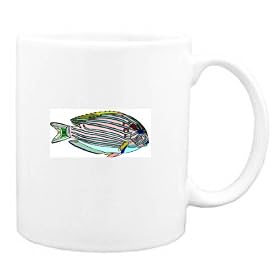 Mug with animal, aquatic, fish by Shopzeus