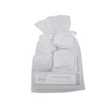 from Universal Textiles Unisex Baby Giftset, Plain White 3 Piece Baby Gift Set in a Bag (0-3 Months) (White)