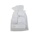 Unisex Baby Giftset, Plain White 3 Piece Baby Gift Set in a Bag (0-3 Months) (White)