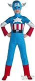  : Child's Captain America Halloween Costume (Size: Small 4-6)