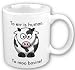 Funny Mug - 11 oz. Ceramic Mug - To Err is Human, to Moo Bovine.