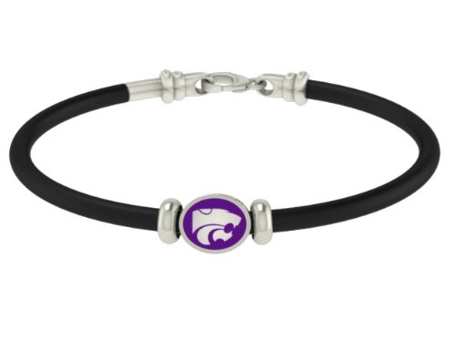 Kansas State Wildcats Rubber Bracelet