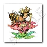Bee The Queen - 10x10 Iron On Heat Transfer For White Material