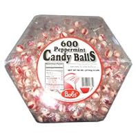 Bob's Hard Mint Balls 600ct 96oz - 1 Unit Pack