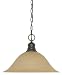 Nuvo 60/1276 Hanging Dome With Champagne Glass, Mahogany Bronze