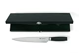 GRÄWE Damaszener Fleischmesser 10", 33 lagig mit Micartagriff - incl. Geschenkbox und ausführlicher Gebrauchs- und Pflegeanleitung
