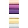 Queen Size 300 Thread Count, Pin Stripe, Lavender Grey Organic Cotton Sheet Set