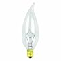 Feit Electric 40CFC/15-130 40-Watt Flame Tip Bulb with Chandelier Candelabra Base, Clear, 15 Pack