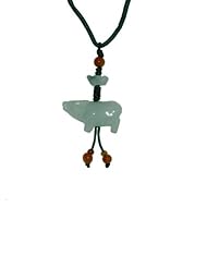 Ox Zodiac Jade Necklace with Green Cord Born In: 1937, 1949, 1961, 1973, 1985, 1997, 2009