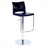 Adjustable Height Swivel Stool by Chintaly Imports - Metal (0519-AS)