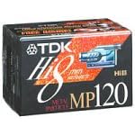 TDK 3-Pack 120-Min Hi-8 Tapes (P6120HPS3)