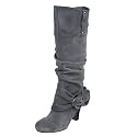 Naughty Monkey Women's Rounded Up Suede Boot