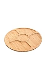 Bambum Bandeja de Comida Victoria B2538 Rotatable 28 cm Beige