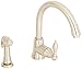 Danze D401540SS Fairmont Single Handle Kitchen Facuet with Side Spray, Stainless Steel