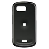 Premium Crystal Rubberized Hard Snap-on Case for Samsung Moment M900 - Blac ....