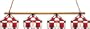 Indiana Hoosiers 2-Light Executive "Game Table" Lamp
