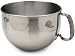 Kitchen & Housewares : K.AID KN2B6PEH 6 QT.S.S. BOWL W/HANDLE
