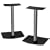 Bose FS-1 Bookshelf Speaker Floor Stands (pair) - Black and Silver