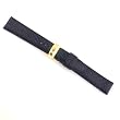 Watchband Genuine Lizard Black 16mm