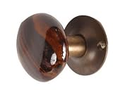 Porcelain & Rosette Doorknob Set