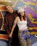 Signed King of Queens (Kevin James / Leah Remini) 8x10 By Kevin James and Leah Remini Photo