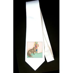 Party Decoration Necktie with cat, curiosity, brown, cupboard, pet