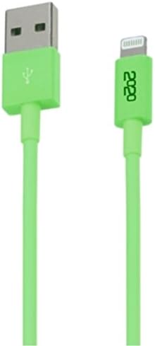 2020Products USB Sync Data Charging Lightning 3 Ft Cable Compatible for iPhone 5 / 5C / 5S / 6 & 6 plus (IOS 8 Supported) iPad Mini iPod Touch 7th generation (Green)