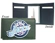 Utah Jazz Embroidered Leather Tri-Fold Wallet - BASKETBALL Sports Merchandise
