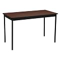 Utility Table - Walnut/ Black (48x24")