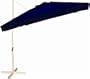 Southern Patio 10 Foot Square Double Top Offset Umbrella, Blue