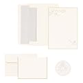 Brown Tonal Vines Wed Invite Kit