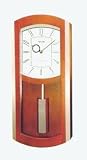 Rhythm CMJ313NR06 Westminster Chime & Strike Quartz Wooden Wall Clock Height 48 cm