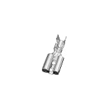 【ノーブランド品】100x 4.8mm　　クイック・ディスコネクト　メス　スペード　クリンプ 端末　22〜16AWG