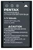 Pentax D-LI2 Rechargeable Lithium-ion Battery Pack for Digital Cameras, Opt ....
