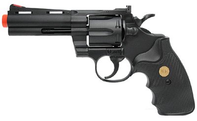 937 UHC 4 inch revolver, Black airsoft gun