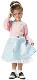 Toddler 50s Poodle Dress Halloween Costume