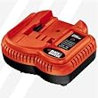 Black & Decker FSMVC 9.6-Volt to 18-Volt Slide Style Battery Charger