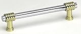 Cabinet Pull, Venice, Polished Brass & Chrome