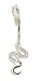 14k Elegant Cubic Zirconia CZ Snake Belly Ring