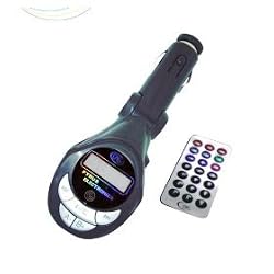 In Car 4-in-1 Mp3 Wireless Modulator/fm Transmitter for Sd Card, USB Pen (Flash) Drive and Mp3 Players. Black with Remote Control.
