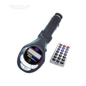 In Car 4-in-1 Mp3 Wireless Modulator/fm Transmitter for Sd Card, USB Pen (Flash) Drive and Mp3 Players. Black with Remote Control.