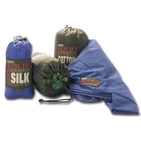 McNett Folio SILK Sleep Sacks & Sleeping Bag Liner Liners forTraveling Travel Boating Camping Hiking Fishing Hotels Authorized Dealer Full Warranty