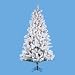 9' Pre-Lit Flocked Norway Pine Christmas Tree - Clear Lights