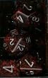 Polyhedral 7-Die Speckled Dice Set - Silver Volcano (d4, d6, d8, d10, d12, d20 & d00)