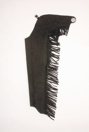 Tough-1 Synthetic Suede Youth Western Show Chaps L