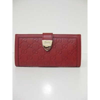 Gucci Wallets Red Guccissima women 231837