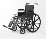 ECONOMY LIGHTWEIGHT WHEELCHAIR FIXED ARM WITH SWINGAWAY FOOTREST