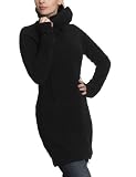 Bench Damen Fleece Kurzmantel Zip Through Funnel Neck, black, S, BLEA0418B_BK001